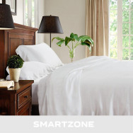 Двуспальный постельный комплект белый 372828