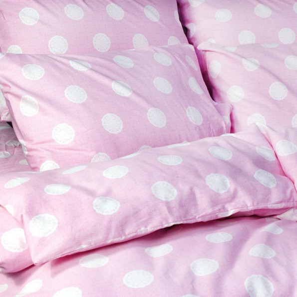 Семейный постельный комплект сатин розового цвета 328148 -
                                                        Фото 3