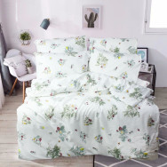 Наволочка 50х70 см белая с ягодами