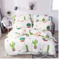 Семейный постельный комплект кактусы