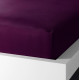 Полуторная простынь фиолетовая на резинке 90х200х20 см -
                                                        Фото 1