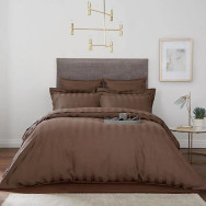 Двойной постельный комплект Коричневый 355327