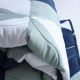 Одеяло силиконовое полуторное 100% микрофибра синего цвета 326994 -
                                                        Фото 4