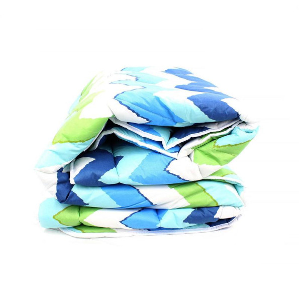 Ковдра євро силіконова 195х215 см Синя -
                                                        Фото 2