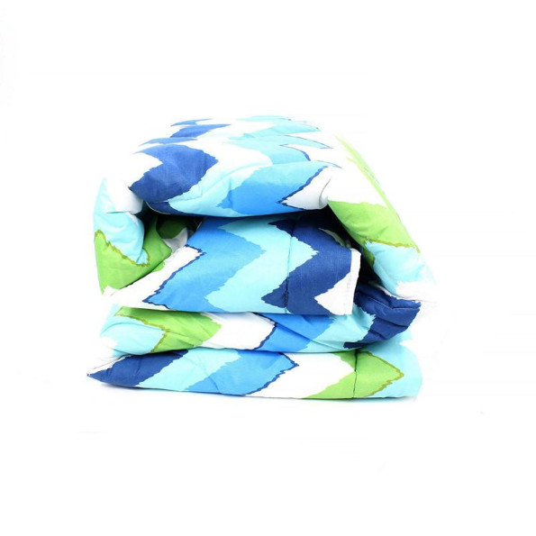 Ковдра євро силіконова 195х215 см Синя -
                                                        Фото 3