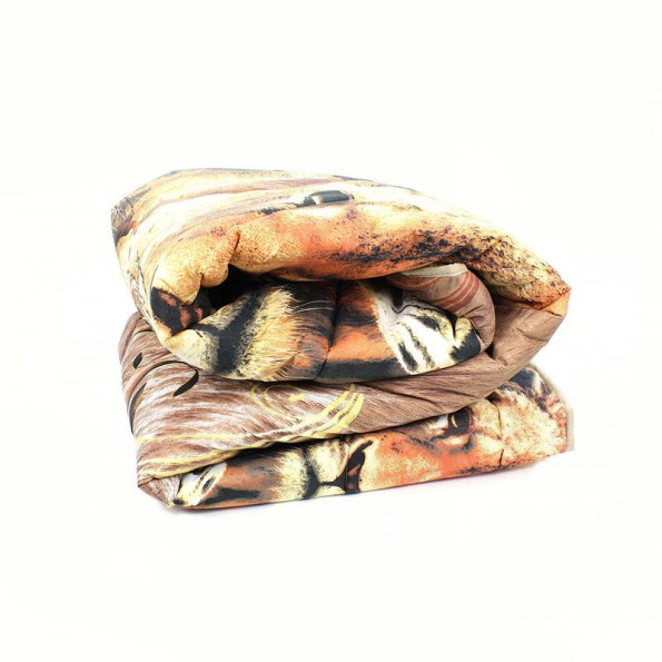 Ковдра євро силіконова 195х215 см Бежева -
                                                        Фото 3