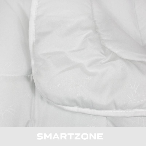 Одеяло силиконовое микрофибра евро белого цвета 327060 -
                                                        Фото 2