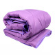 Одеяло евро силиконовое 195х215 см Фиолетовое -
                                                        Фото 2