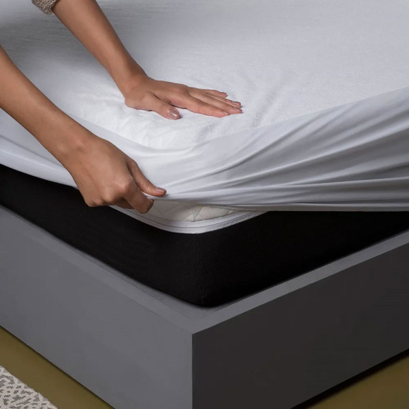 Наматрасник водонепроницаемый махровый LUXE 90х200 Наматрасник водонепроницаемый махровый LUXE 90х200