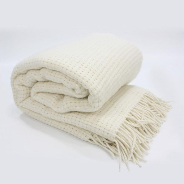 Плед 200х140 см из шерсти -
                                                        Фото 2