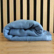 Плед флисовый синий 150х220 см