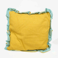 Наволочка желтая 40х40 см махра