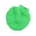 Круглая подушка на стул 40 см зеленая 373051