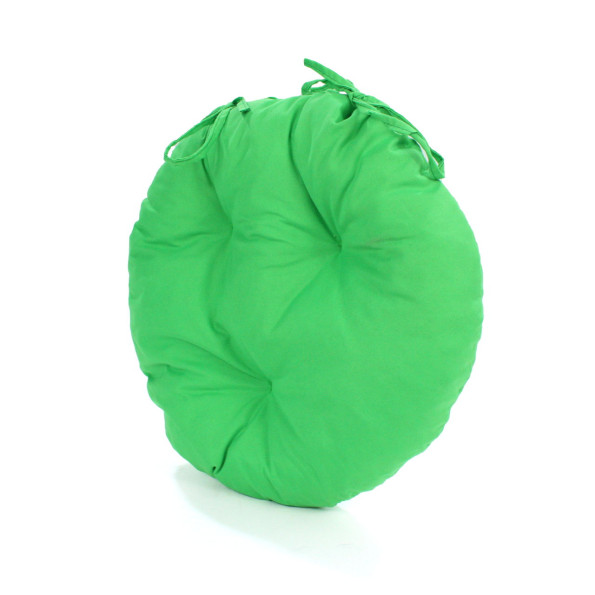 Круглая подушка на стул 40 см зеленая 373051 -
                                                        Фото 2
