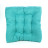 Подушка на стул 50х50 см бирюзовая 373063