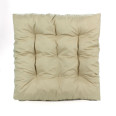 Подушка на стул 50х50 см бежевая 373064