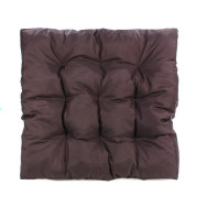 Подушка на стул 50х50 см коричневая 373065