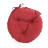 Круглая подушка на стул 40 см красная 373066