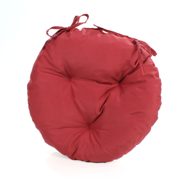Круглая подушка на стул 40 см красная 373066 Круглая подушка на стул 40 см красная 373066