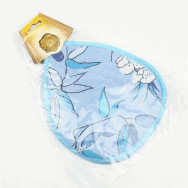 Прихватка хлопковая голубая 0116