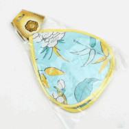 Прихватка хлопковая голубая 0117