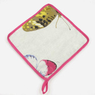 Прихватка хлопковая бежевая 0079