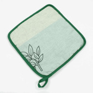 Прихватка хлопковая салатовая 0083