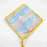 Прихватка хлопковая голубая 0090