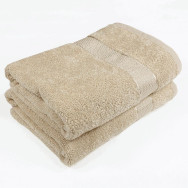 Рушник махровий Для обличчя 50х90 см Молочний 250876