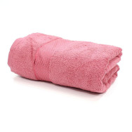 Рушник махровий Банний 140х70 см Рожевий 250919