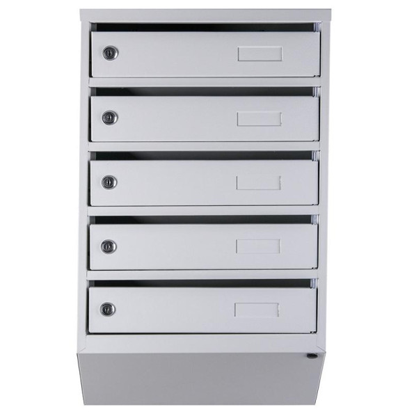 Почтовый ящик Серый 5 секций 65х39х20 см ГАЛЛА -
                                                        Фото 2