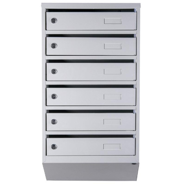 Почтовый ящик Серый 6 секций 75х39х20 см ГАЛЛА -
                                                        Фото 2