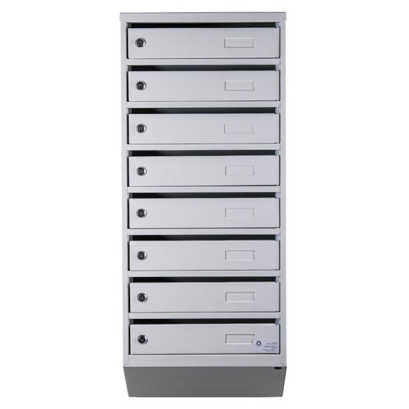 Почтовый ящик 8 секций 95х39х20 см Серый ГАЛЛА -
                                                        Фото 2