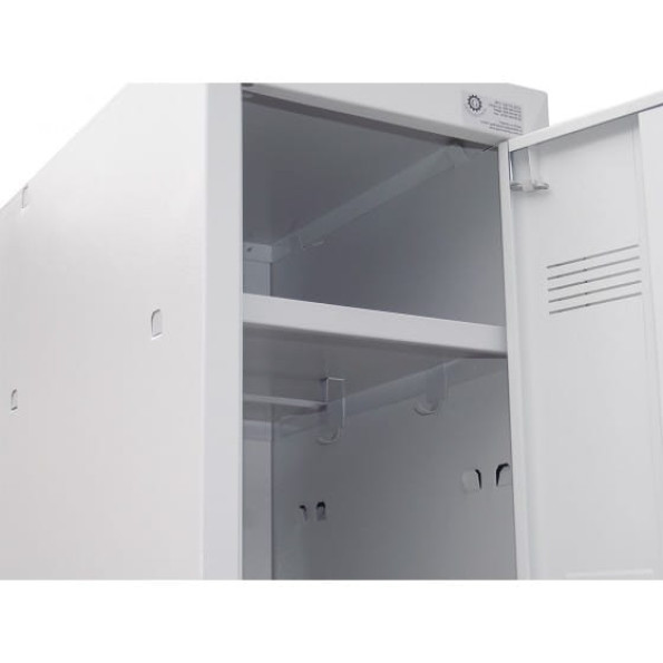 Шкаф металлический 1 секция, 1 дверца, секция 400 мм ГАЛЛА -
                                                        Фото 4