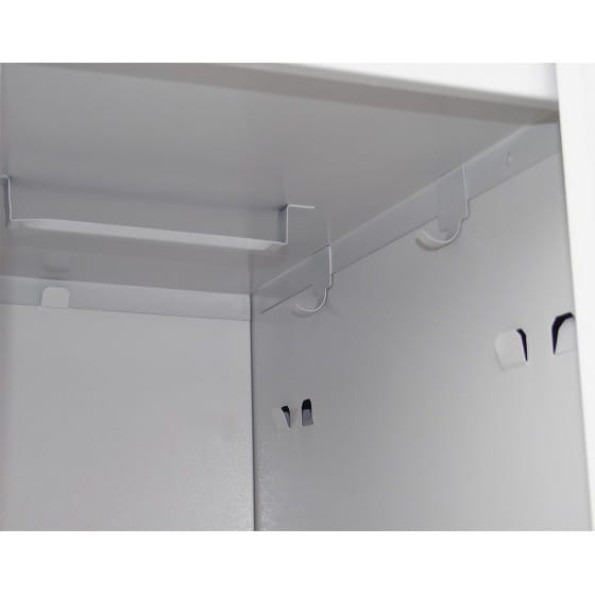 Шкаф металлический 1 секция, 1 дверца, секция 400 мм ГАЛЛА -
                                                        Фото 5