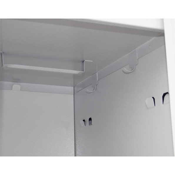 Шкаф металлический для одежды, 6 секций, 12 дверец, секция 300 мм ГАЛЛА -
                                                        Фото 5