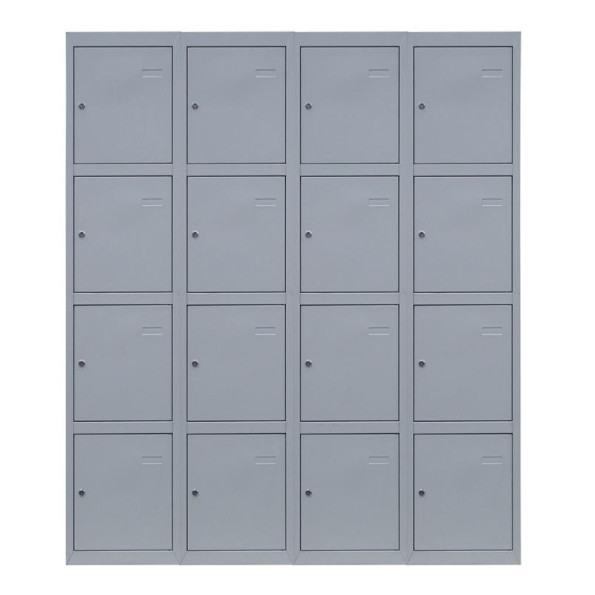 Камера зберігання металева 4-х рівнева, 4 секції, 16 дверцят, секція 400 мм ГАЛЛА -
                                                        Фото 2