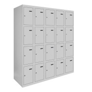 Камера хранения металлическая 4-х уровневая, 5 секций, 20 дверец, секция 300 мм ГАЛЛА