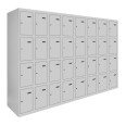 Камера хранения металлическая 4-х уровневая, 8 секций, 32 дверцы, секция 300 мм ГАЛЛА