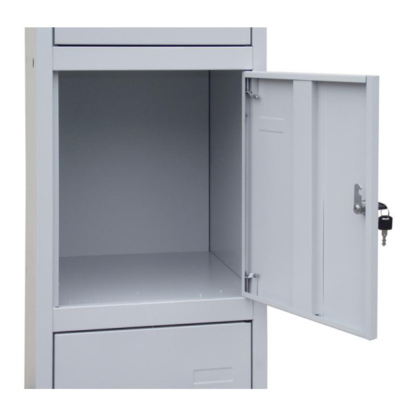 Камера хранения металлическая 4-х уровневая, 10 секций, 40 дверец, секция 300 мм ГАЛЛА -
                                                        Фото 3