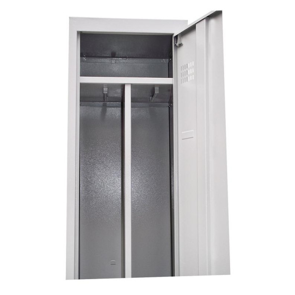 Шкаф металлический с перегородкой для одежды, 4 секции, 4 дверцы, 400 мм ГАЛЛА -
                                                        Фото 5