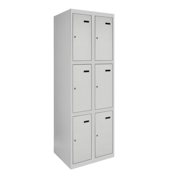 Камера хранения металлическая 3-х уровневая, 2 секции, 6 дверец, секция 400 мм ГАЛЛА
