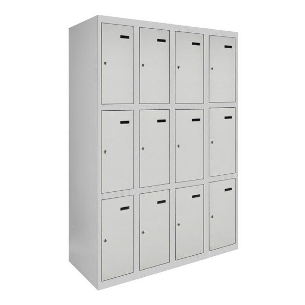 Камера хранения металлическая 3-х уровневая, 4 секции, 12 дверец, секция 400 мм ГАЛЛА