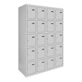 Камера хранения металлическая 5-ти уровневая, 4 секции, 20 дверец, секция 300 мм ГАЛЛА