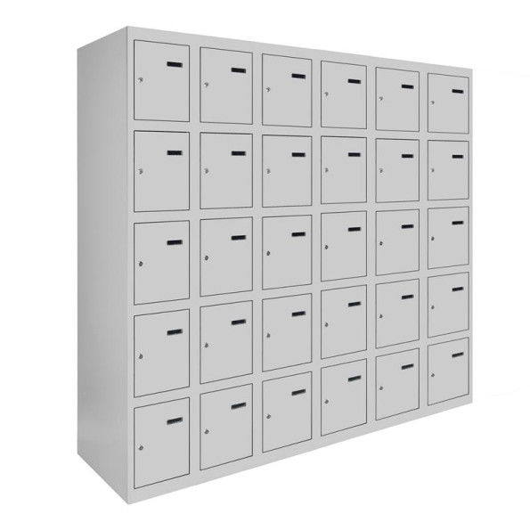 Камера хранения металлическая 5-ти уровневая, 6 секций, 30 дверец, секция 400 мм ГАЛЛА