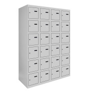 Камера хранения металлическая 6-ти уровневая, 4 секции, 24 дверцы, секция 300 мм ГАЛЛА