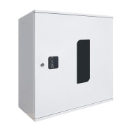 Шкаф пожарный Навесной с окном 600x600x230 мм цвет Белый ГАЛЛА