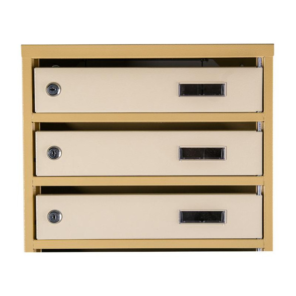 Почтовый ящик 8 секций 95х39х20 см Бежевый ГАЛЛА -
                                                        Фото 4