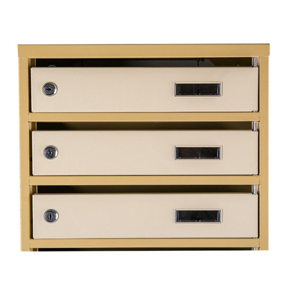 Почтовый ящик 9 секций 105х39х20 см Бежевый ГАЛЛА -
                                                        Фото 4