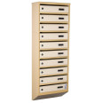 Почтовый ящик 9 секций 115х39х20 см Бежевый ГАЛЛА